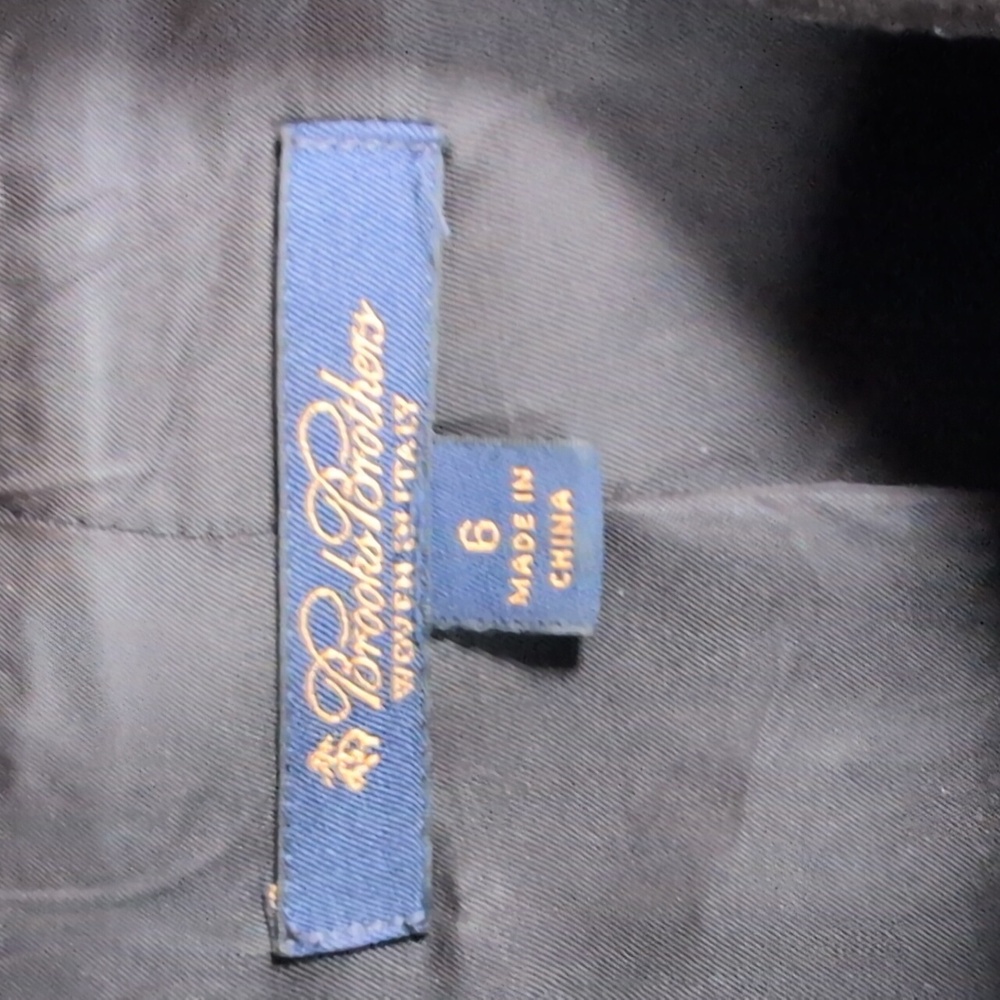 Brooks Brothers Black Trench Coat 💯 Wool - Like New‎ - Picture 3 of 9